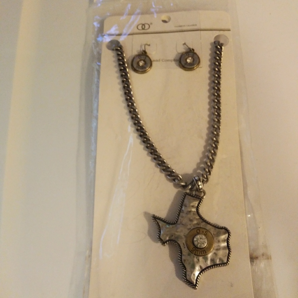 Necklace and matching earrings